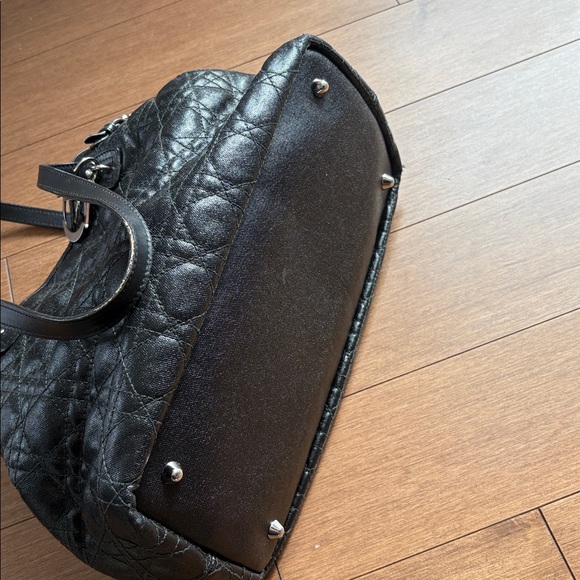 Black Dior cannage tote bag - Picture 5 of 7